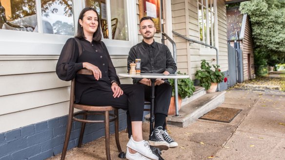 Samantha Mackley and Liam Thornycroft, owners of Beppe modern Italian restaurant Daylesford.