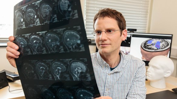 Dr Ben Glocker, a lecturer in medical image computing at London's Imperial College, is using machine learning to refine how we measure the size of brain tumours.