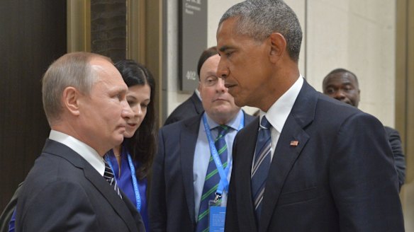 Vladimir Putin and Barack Obama face-to-face at the at G20 in September.