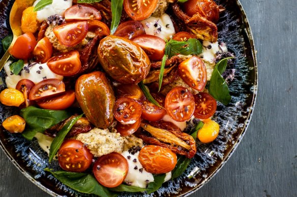 Tomato trio salad.