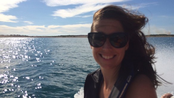 Amanda Cordner, all at sea ... literally.