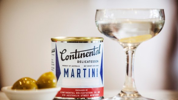 The martinny at Continental Deli Bar Bistro.