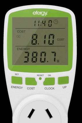 The Efergy energy monitor.