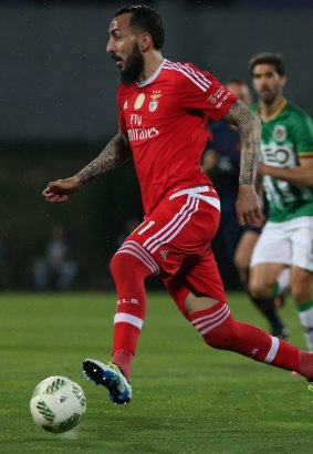 Benfica's forward Kostas Mitroglou.