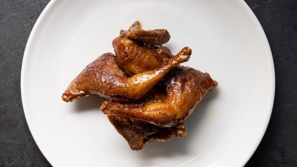 Sweet-and-sour quail is a classic bar snack made fancy.