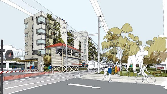 An artist's impression of the "deep green" apartment building, dubbed Nightingale 2.0.