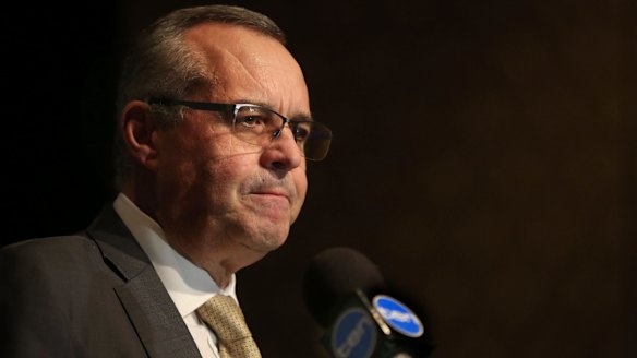 Mark Korda from KordaMentha speaks to the Media following Ten's first creditors' meeting.