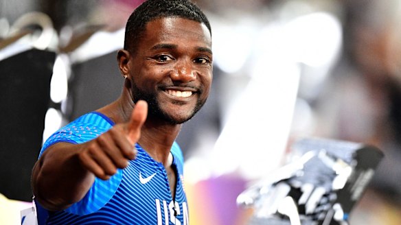 Justin Gatlin defied the boos from around the stadium to win the 100m world title.