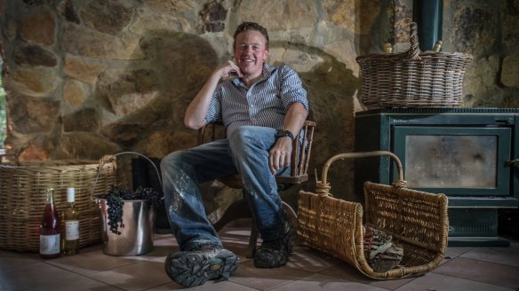 Chris Carpenter is following in the footsteps of his parents Sue and Dave, who started Lark Hill Winery. 