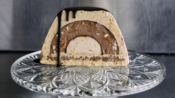 Piccolina's panettone ice-cream cake.