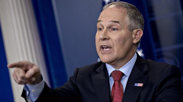 Scott Pruitt, administrator of the Environmental Protection Agency.