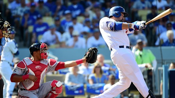 Baseball star Adrian Gonzalez of the Los Angeles Dodgers.