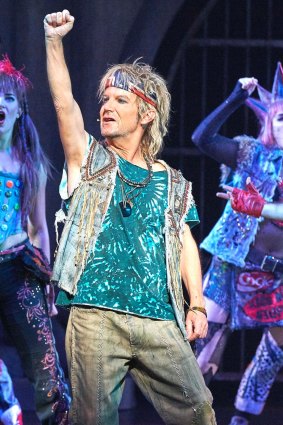 Brian Mannix in <i>We Will Rock You</i>.