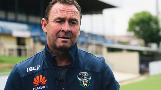 Raiders coach Ricky Stuart has re-signed until the end of 2020. 