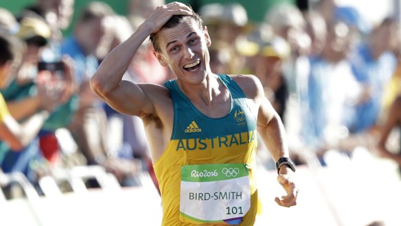 Overjoyed: Dane Bird-Smith.