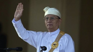 Myanmar President Thein Sein has released a video warning of violence if his party loses power. 
