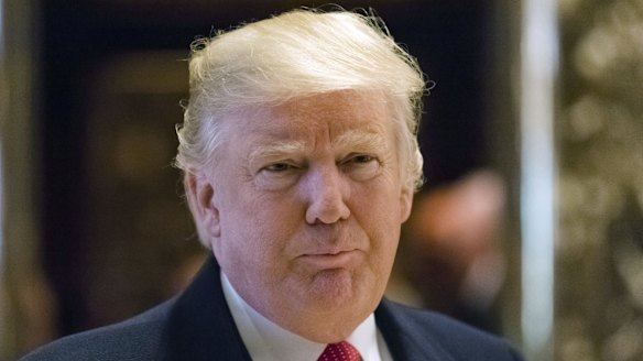 Questions about his finances: US President-elect Donald Trump.