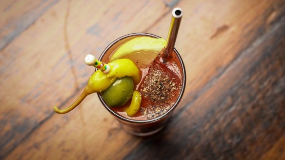 Bloody Mary - mezcal optional.