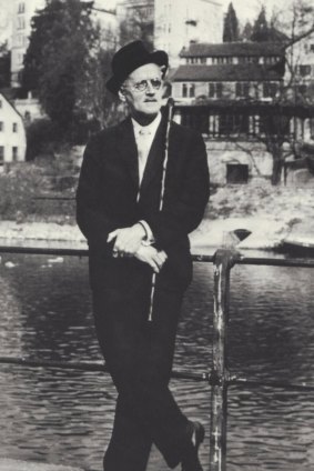 James Joyce in Zurich in 1938.