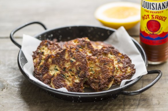 Frank Camorra's crab cakes.