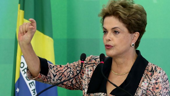 Brazilian President Dilma Rousseff is accused by impeachment supporters of violating Brazil's fiscal laws to shore up public support amid a flagging economy. She has denounced it as a coup against democracy.