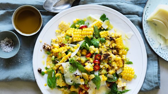 Danielle Alvarez's corn salad is on the menu. 