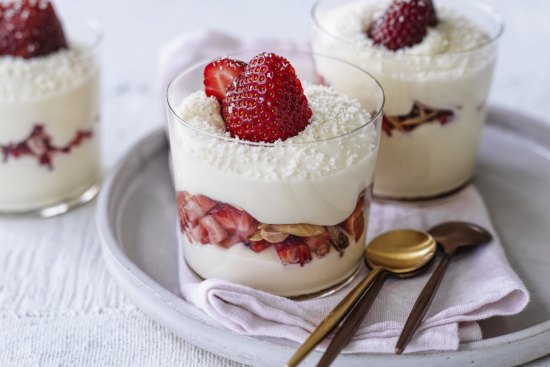 Adam Liaw's new spin on strawberries and cream.