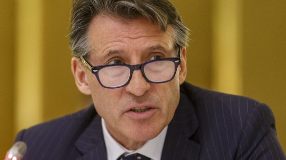 IAAF President Sebastian Coe.