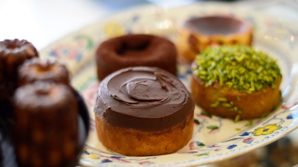 Morning market is selling fresh baked pastries from Baker Bleu.