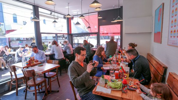 The interior of Hanoi Hannah in Elsternwick.