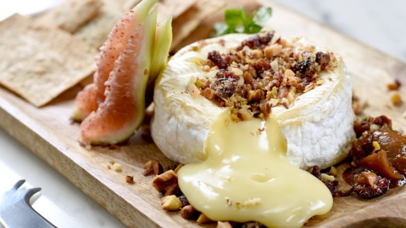 Worth the (many) calories: An oozy camembert. 
