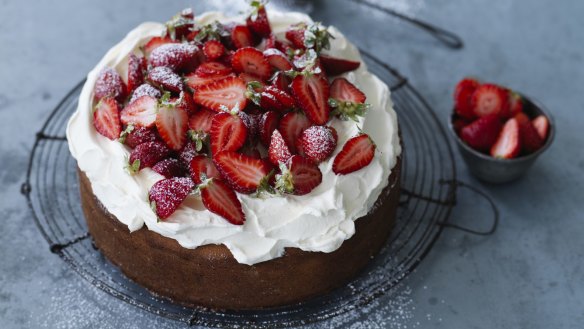 There's no need to sweeten the cream on this condensed-milk Victoria sponge (