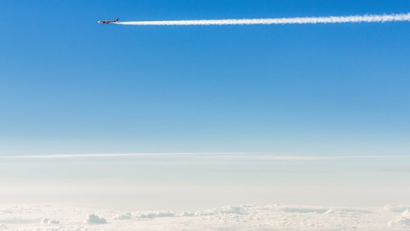 Contrails are said to contribute to global warming. 