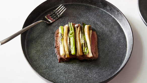 The wagyu dish at Kazuki's in Carlton.