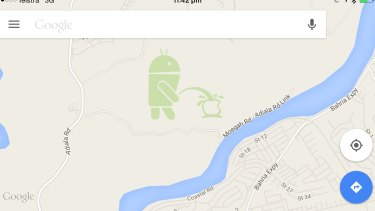 google maps robot
