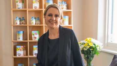 Former Bellamy's CEO Laura McBain is back in the saddle as a business leader, and will start as MD of the parent company which owns a 48 per cent stake in Maggie Beer Products. 