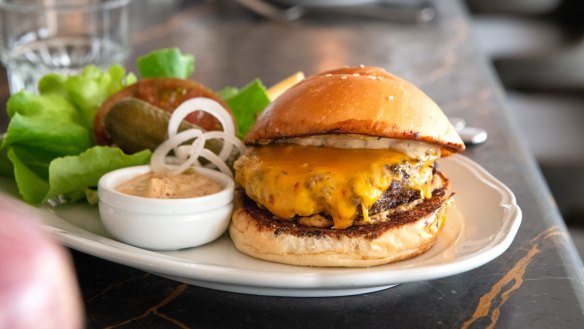 Gimlet's late-night supper menu features this cheeseburger.