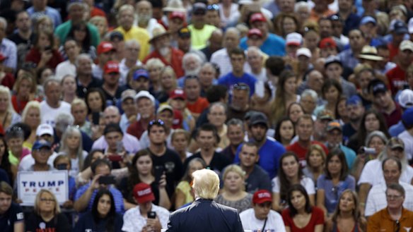 Donald Trump speaks to supporters in Florida last week.