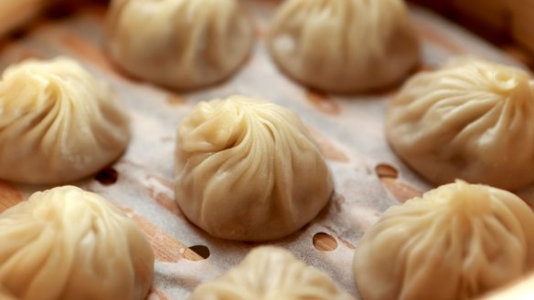 Xiao long bao dumplings from Din Tai Fung.