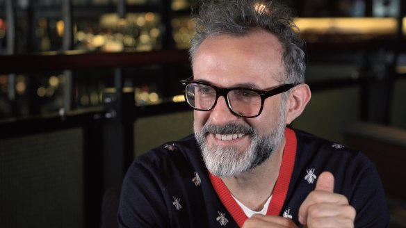 The constant surges of energy: Massimo Bottura.