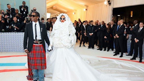 A$AP Rocky and Rihanna.
