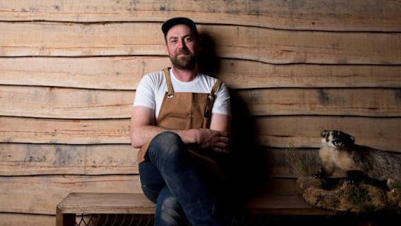 Bluebonnet pitmaster Chris Terlikar at the new Bluebonnet in Brunswick.