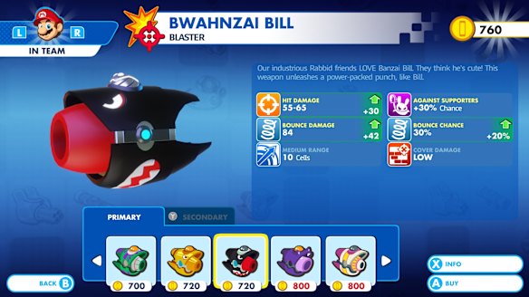 There is a surprising amount of depth in buying and customising your weapons.