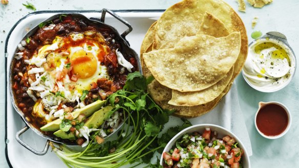 Neil Perry's huevos rancheros (