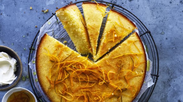 Bursting with orange and lime, this simple cake is perfect winter baking.