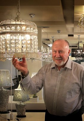 Market darling: Beacon Lighting chairman Ian Robinson says full-year earnings could be close to $30 million.