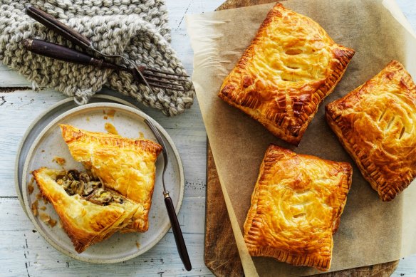 You won't miss the meat in these mushroom hand pies.