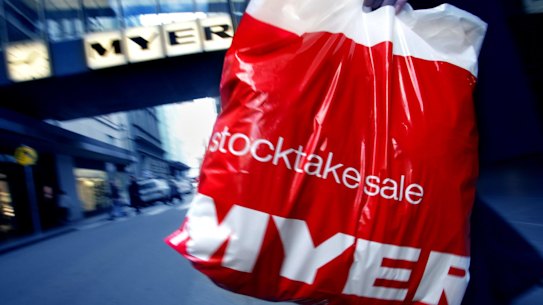 Myer has acquired popular fashion brands Marcs and David Lawrence, which collapsed in February.
