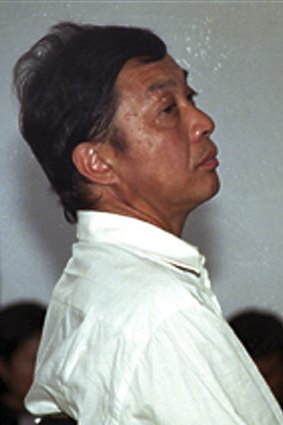 Executed: Dutch citizen Ang Kiem Soei, seen here during his trial in 2003.