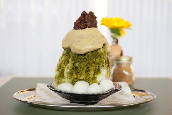 The icy kakigori dessert is a peak worth conquering.